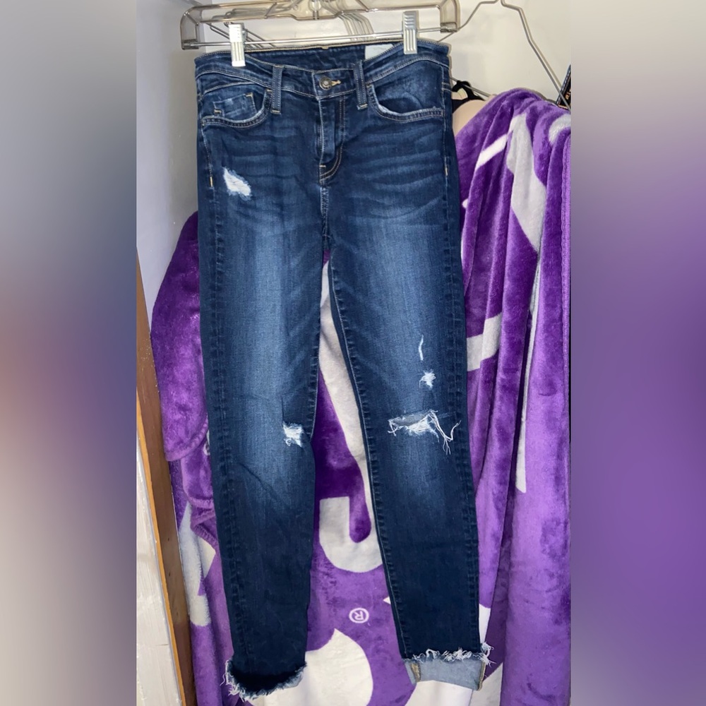 Bridge By Gly Mid-Rise Ankle Skinny Stretch Jean